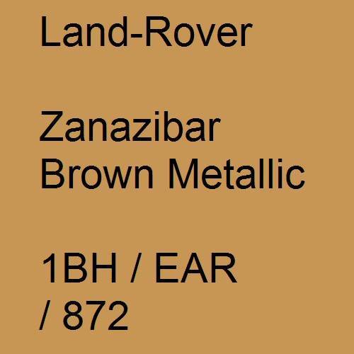 Land-Rover, Zanazibar Brown Metallic, 1BH / EAR / 872.